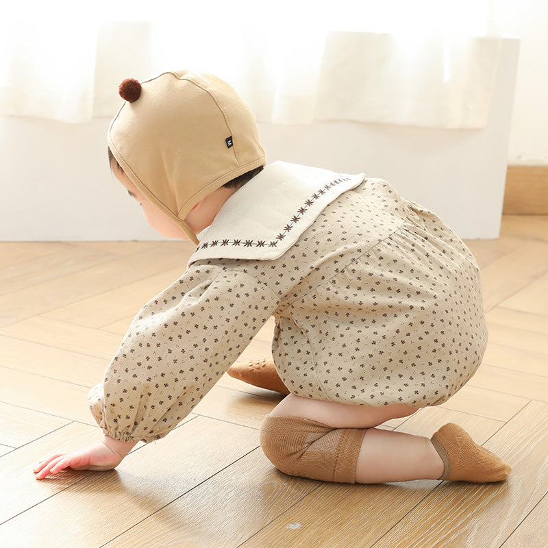 Summer Kid's Knee Pads Floor Socks Set